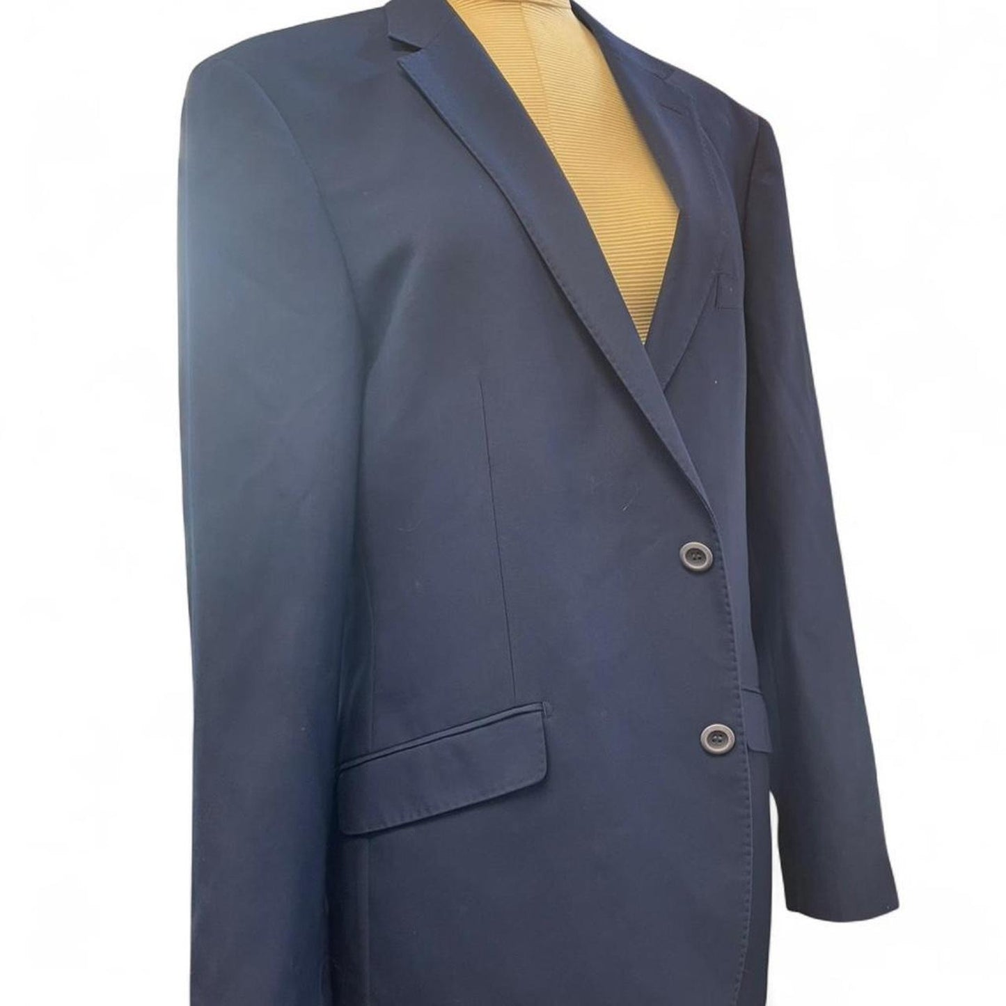 Navy blue suit jacket