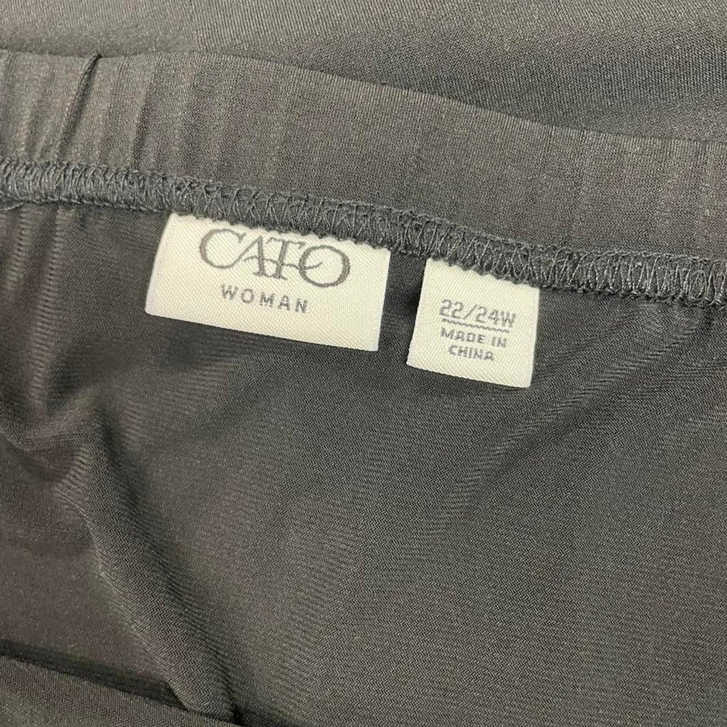 Cato black maxi skirt
