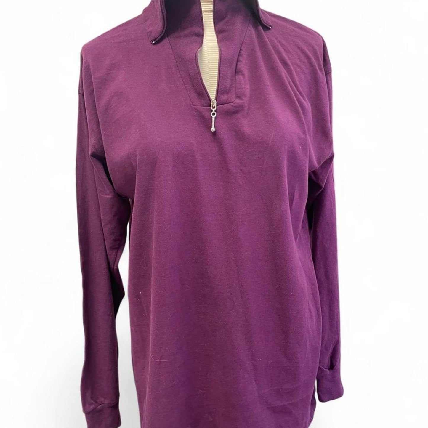 Purple quarter zip sweatshirt quarterzip