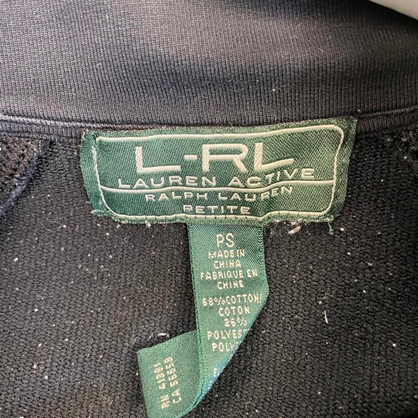 Ralph lauren black and green