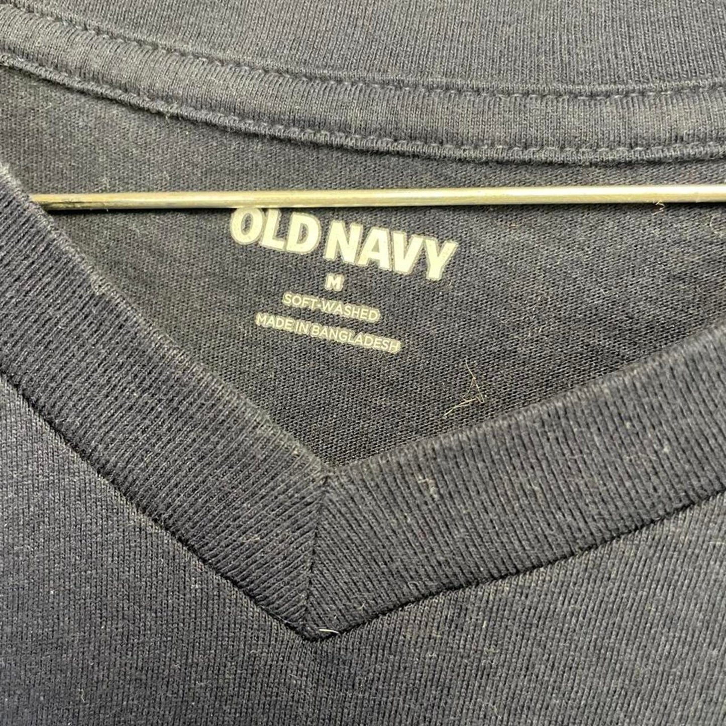 Navy blue v neck tee