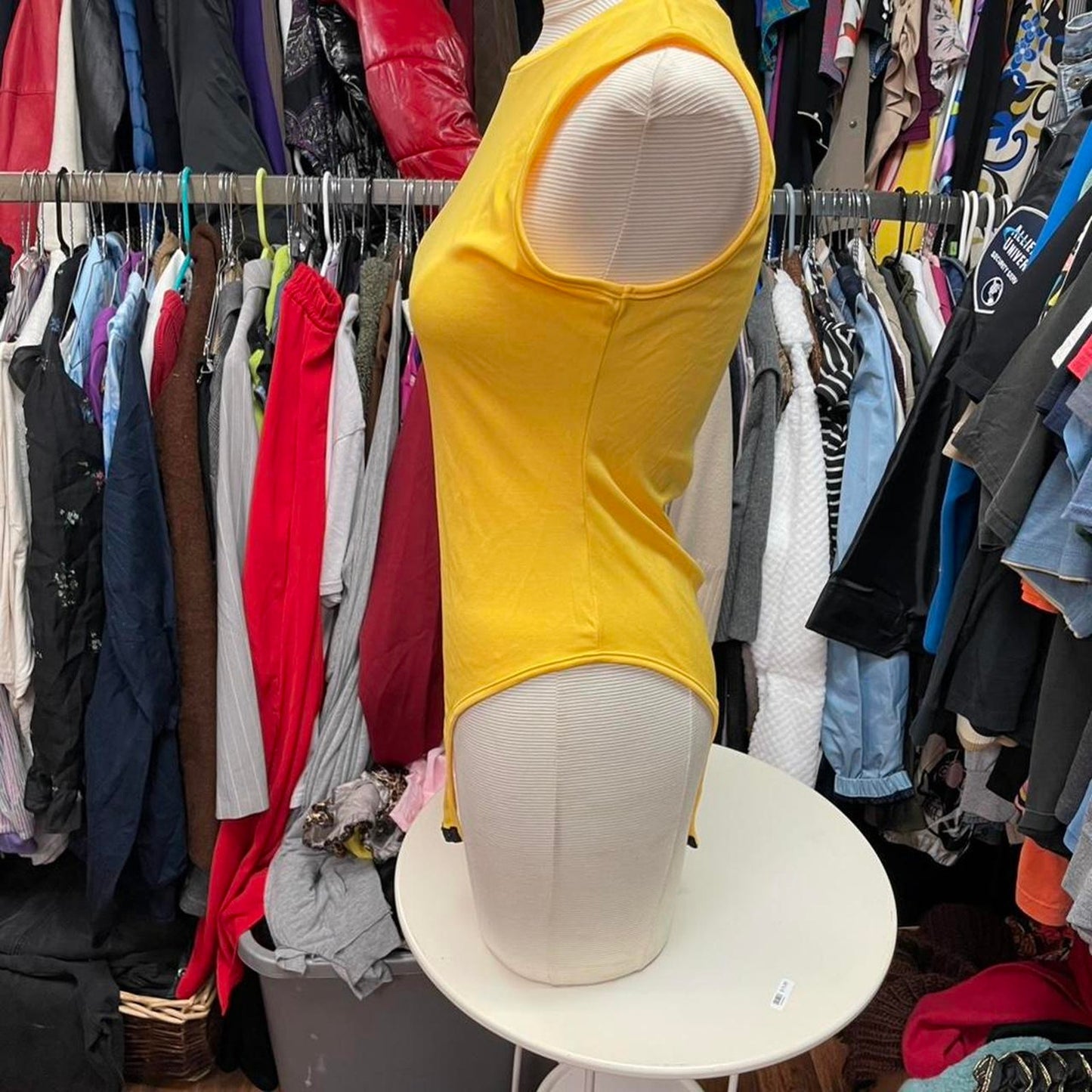 Yellow ombre bodysuit and pants