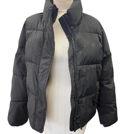 Black puffer jacket
