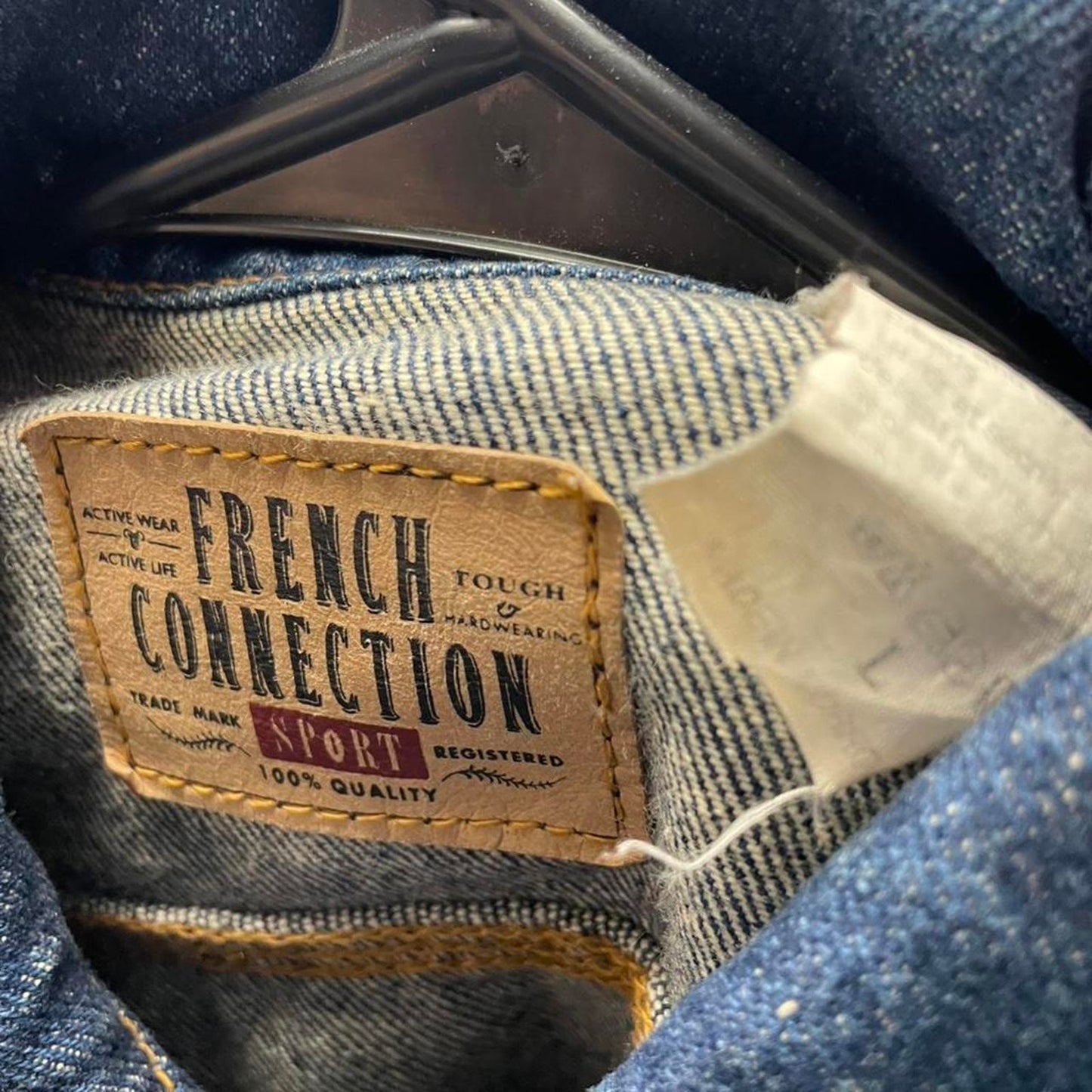 French connection navy denim jacket