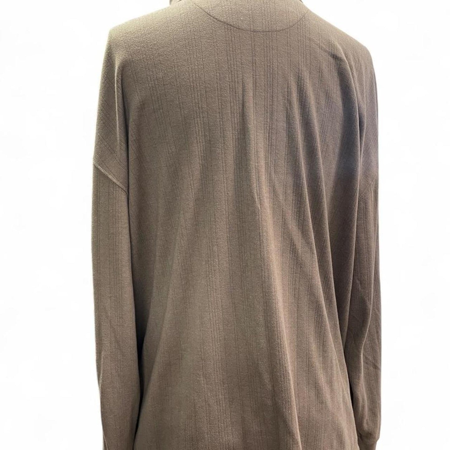 Long sleeve polo shirt size