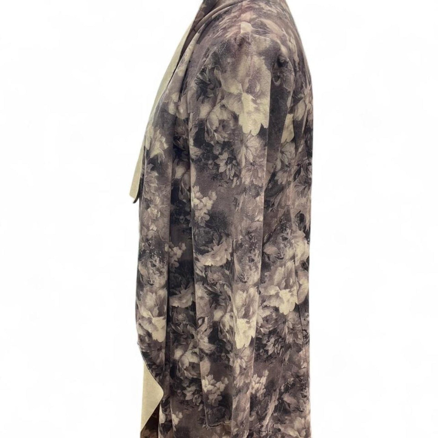 Solitaire grey floral duster jacket