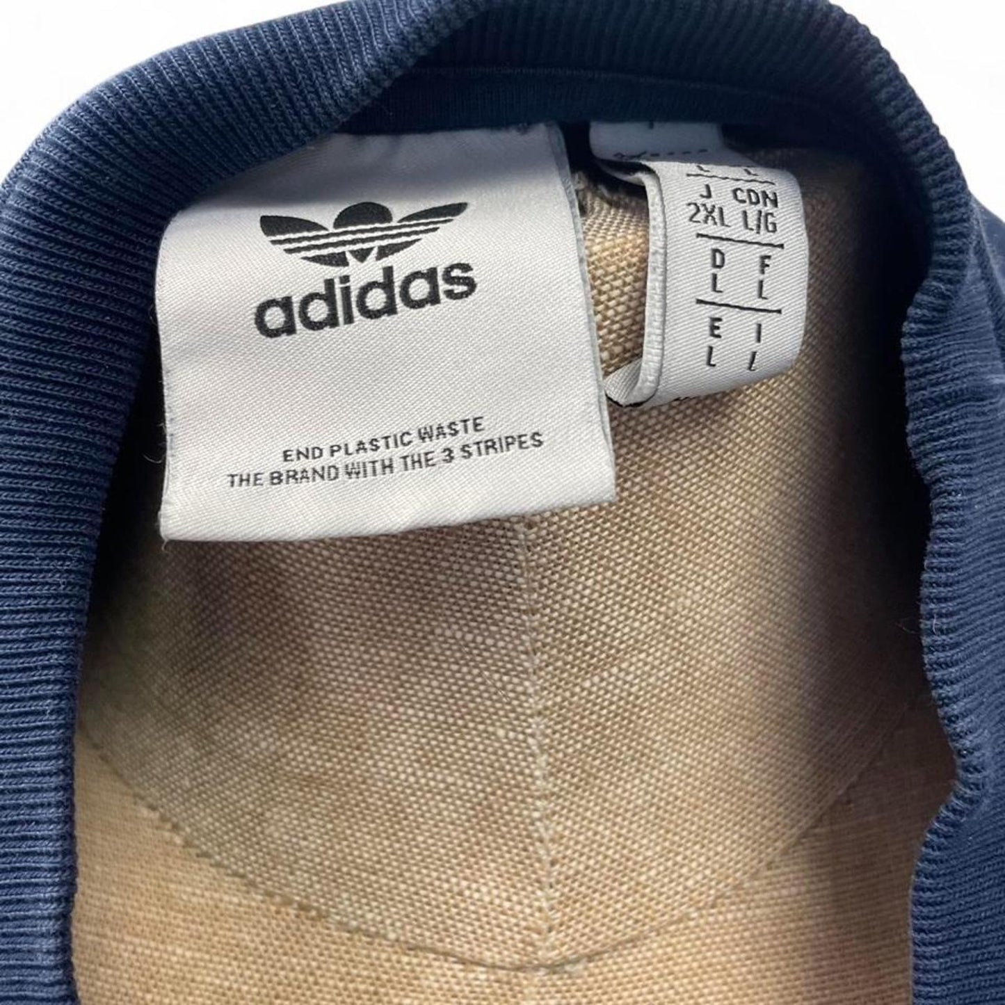 Adidas navy blue crewneck sweatshirt