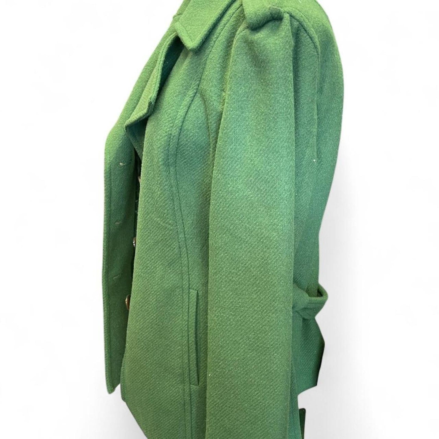 Old navy green wool coat