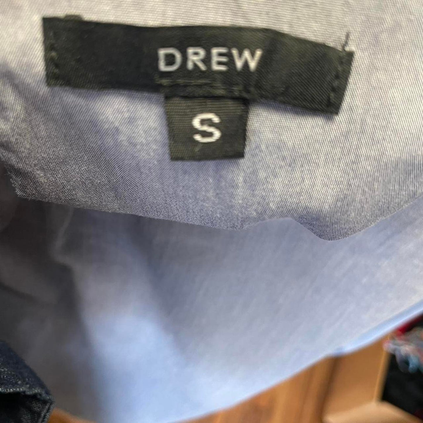 Drew blue ombre puff sleeve