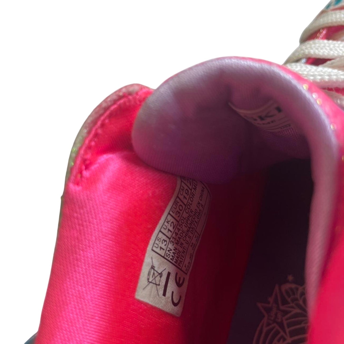 Pink and blue kids sneakers