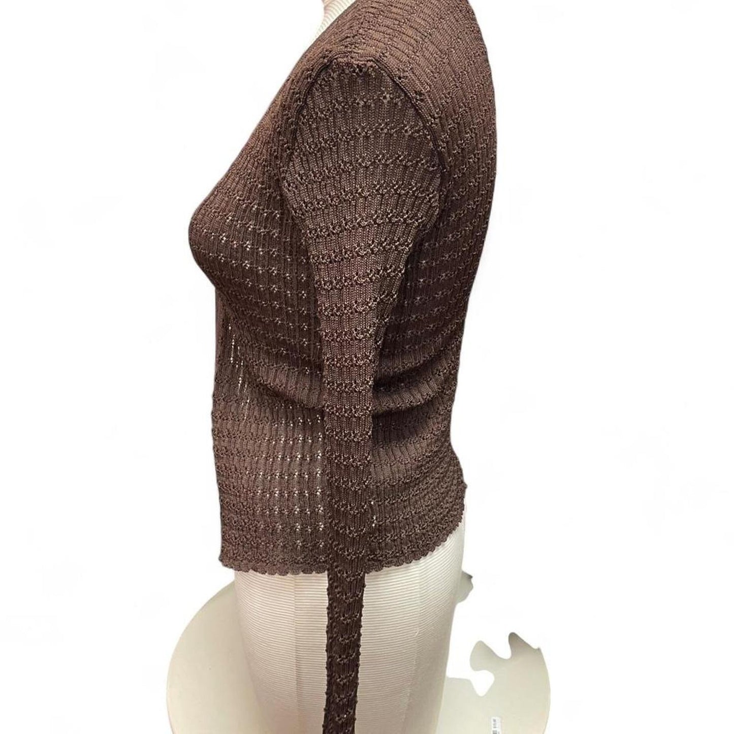 Brown long sleeve cardigan