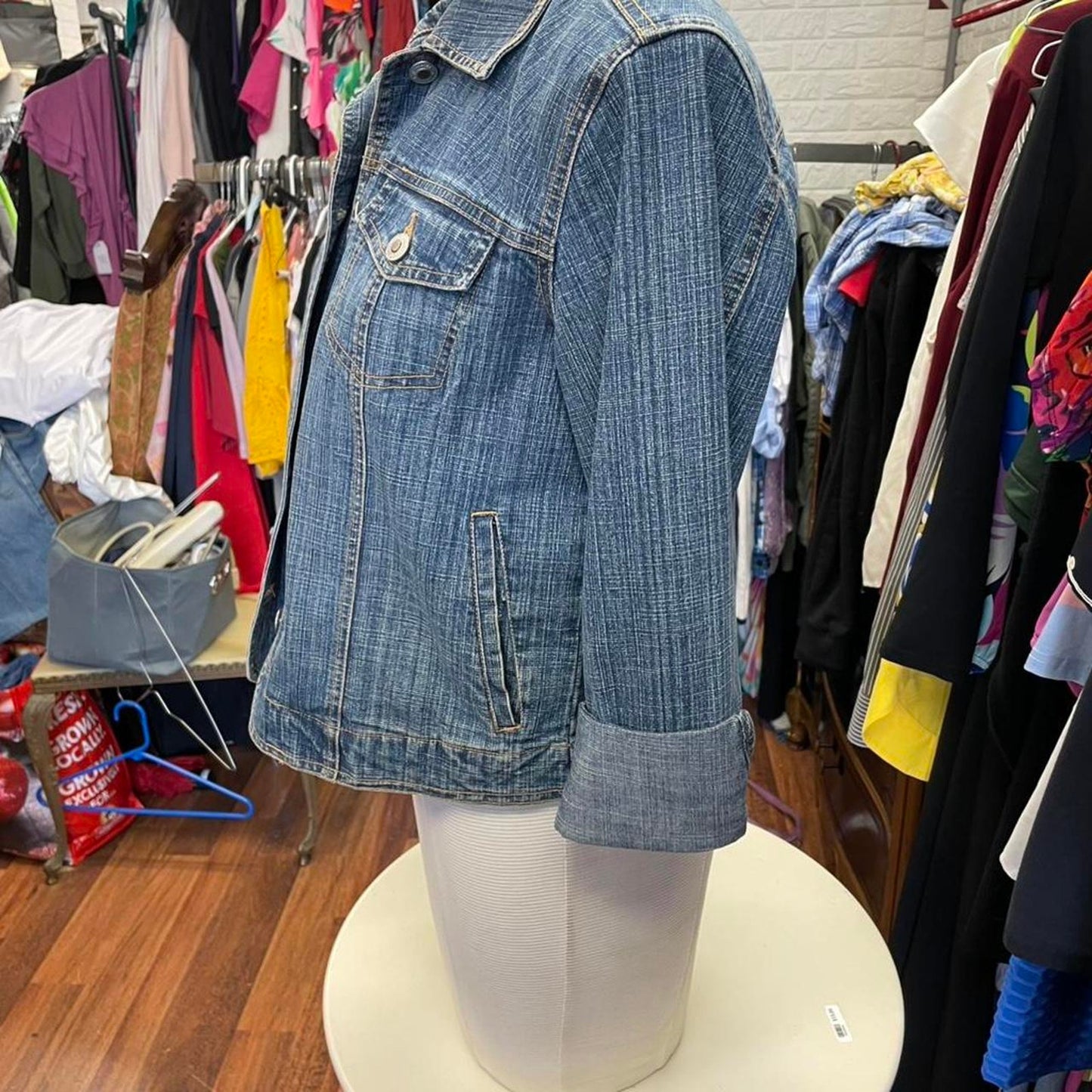 Coltwater creek blue denim jacket