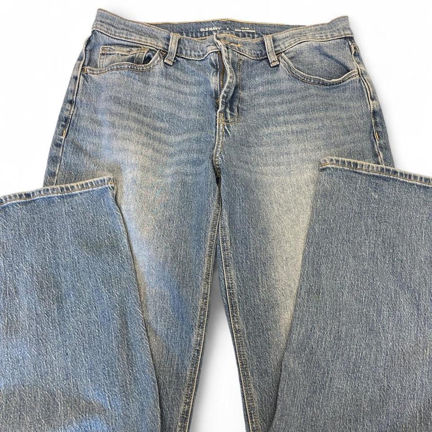 Old navy blue boyfriend jeans
