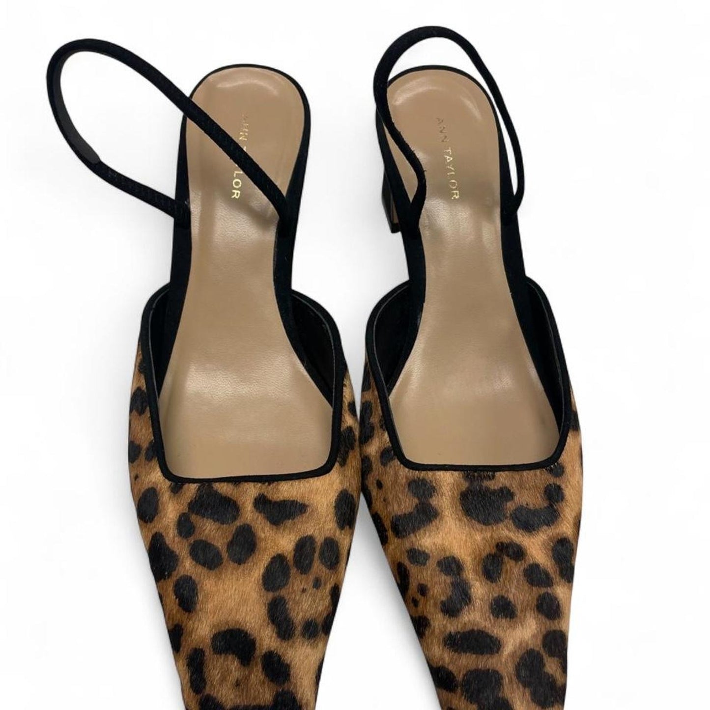 Taylor leopard print kitten heels