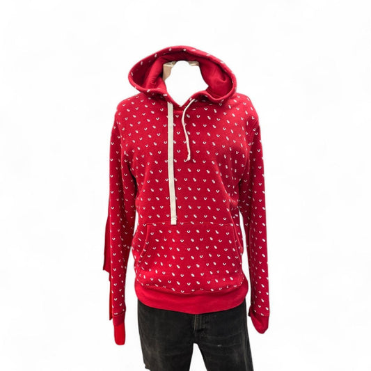 True religion red heart hoodie