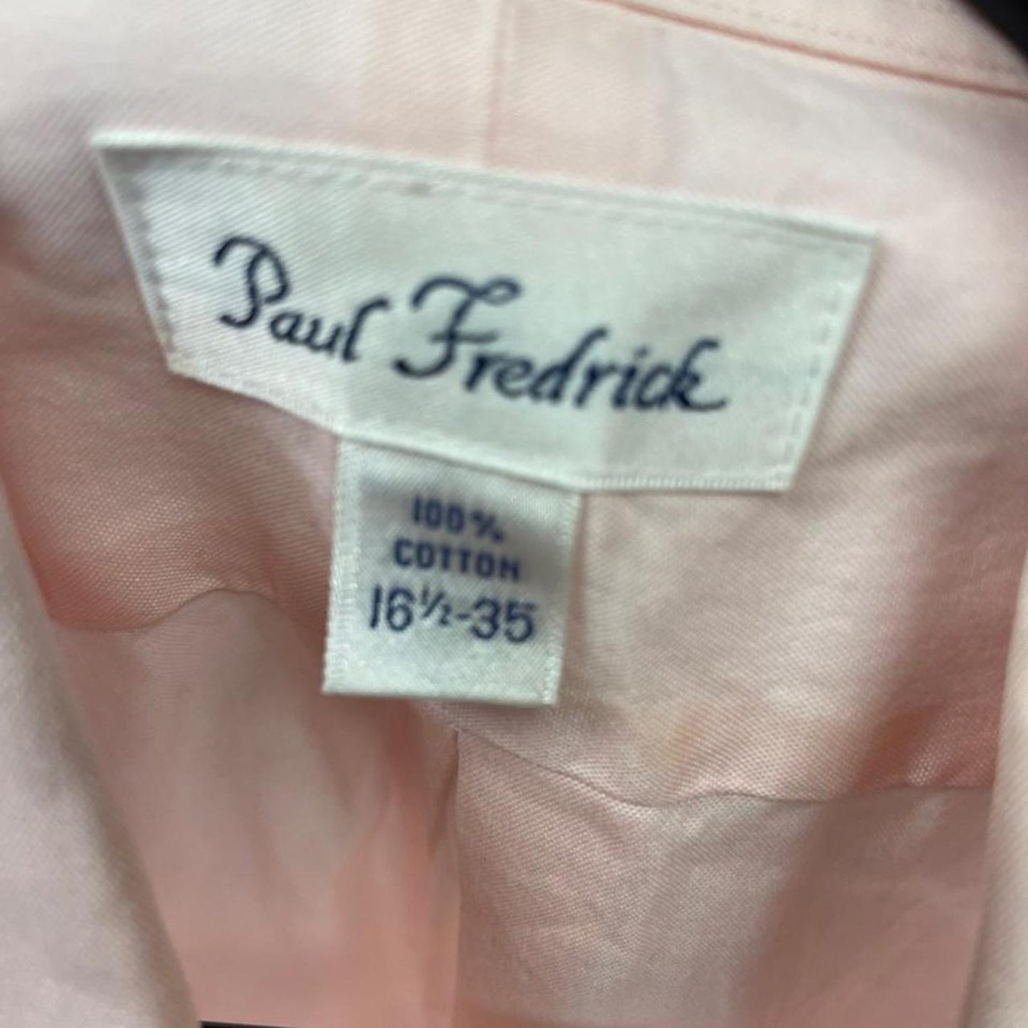 Paul fredrick pink button up