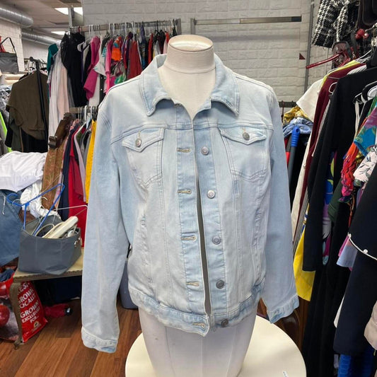 Light blue denim jacket with
