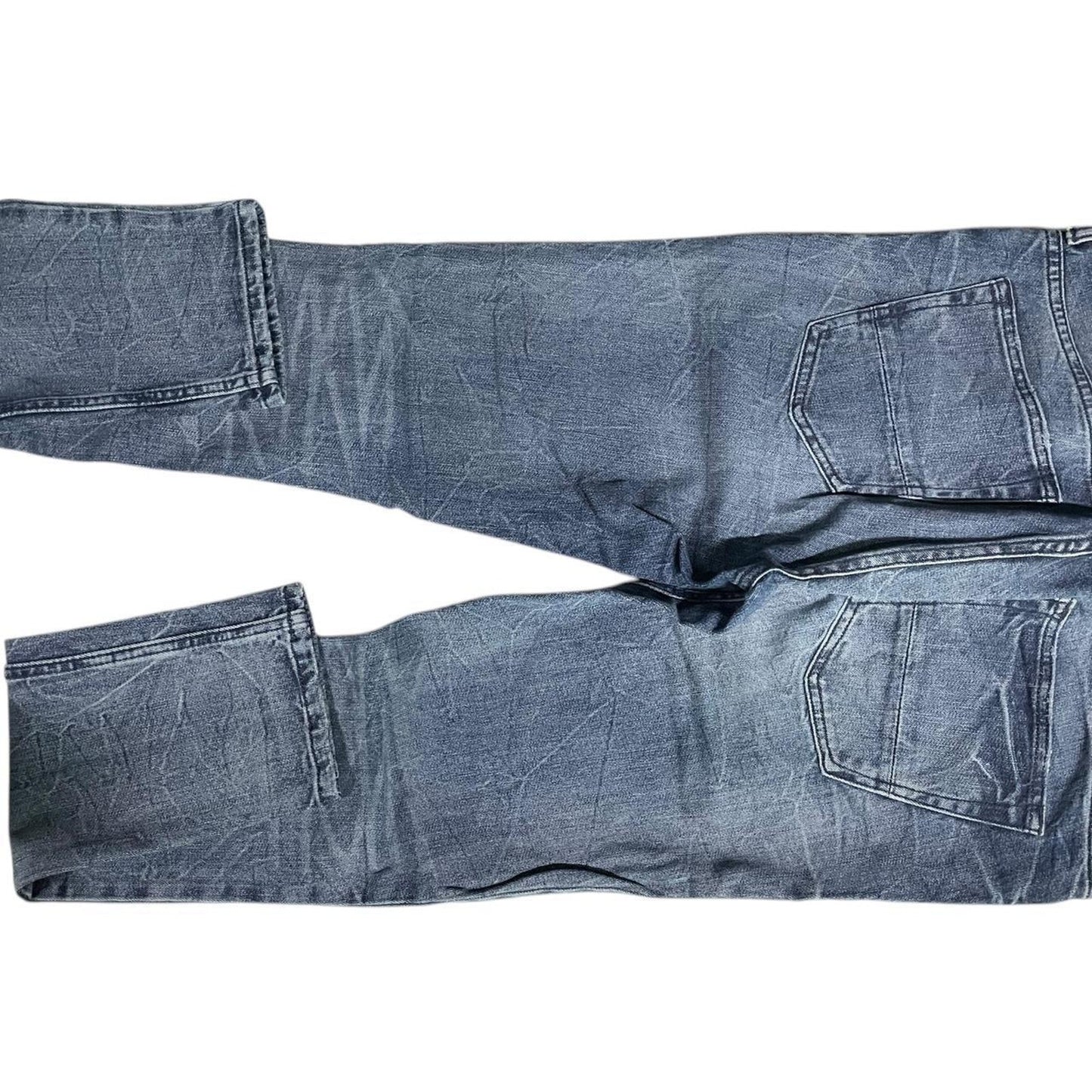 Blue denim jeans