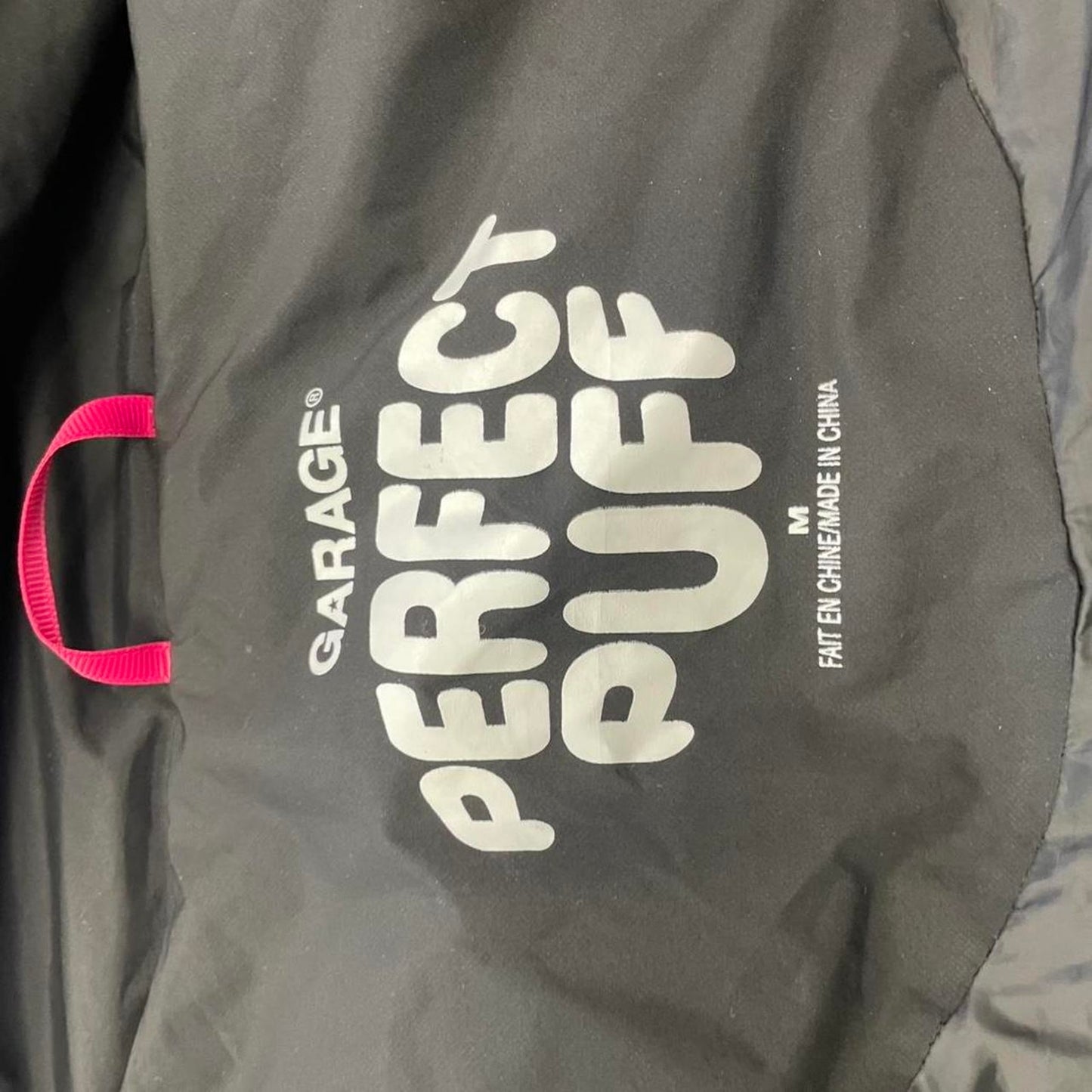 Black puffer jacket
