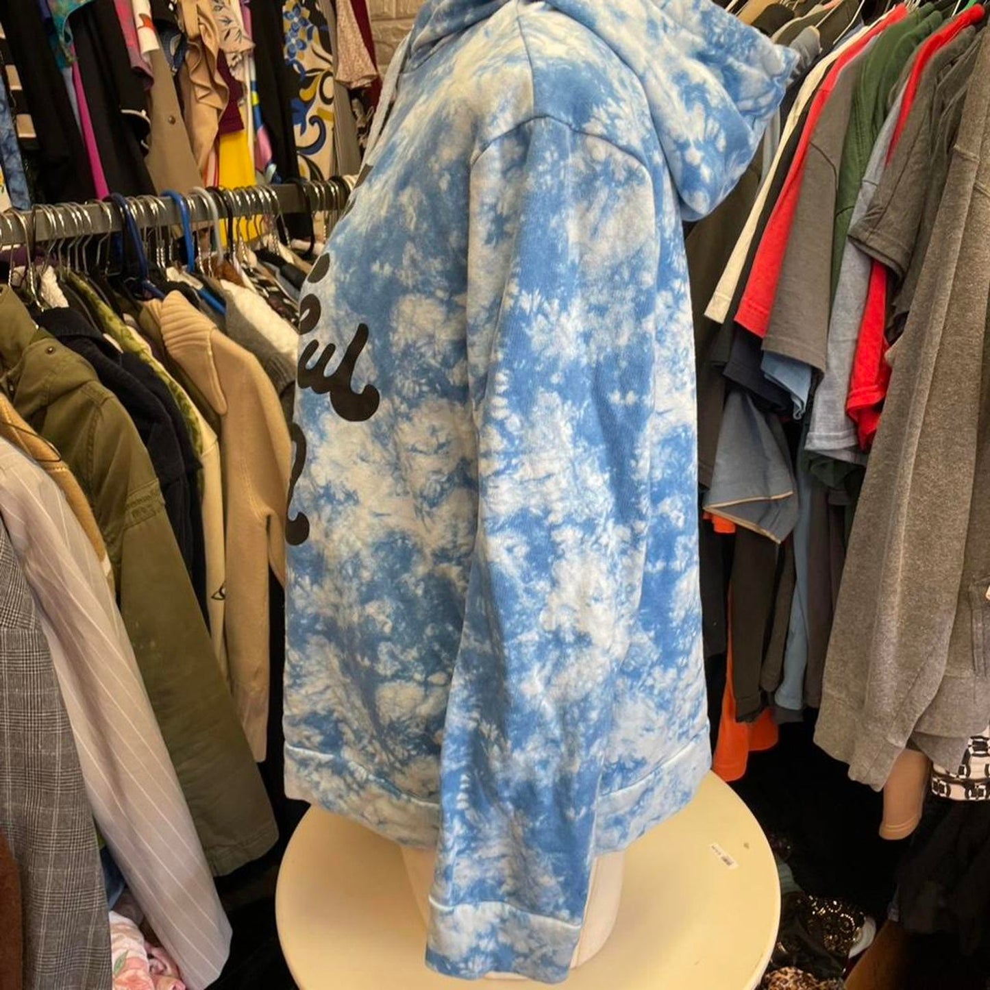 Target blue tie dye hoodie