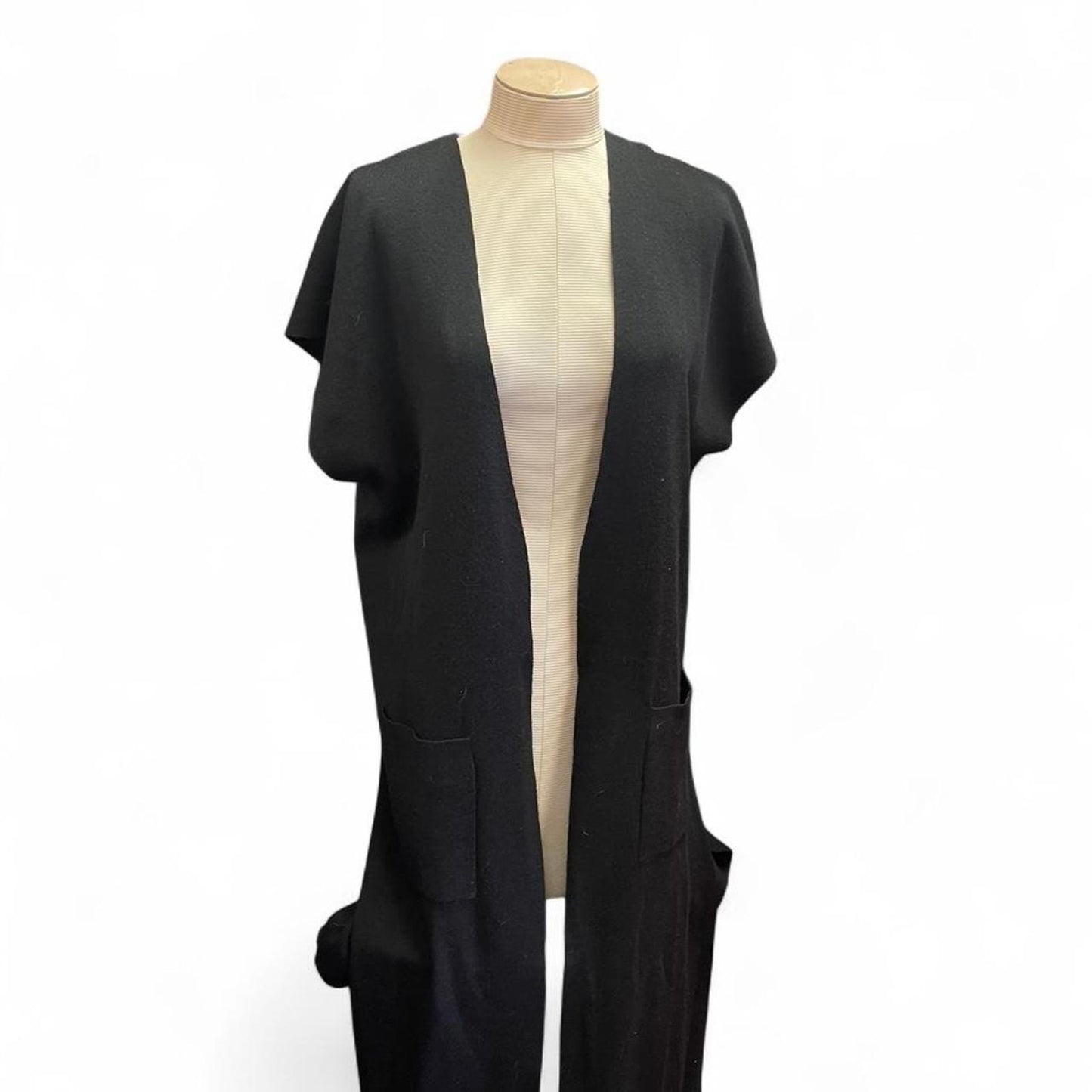 Black long sleeve cardigan