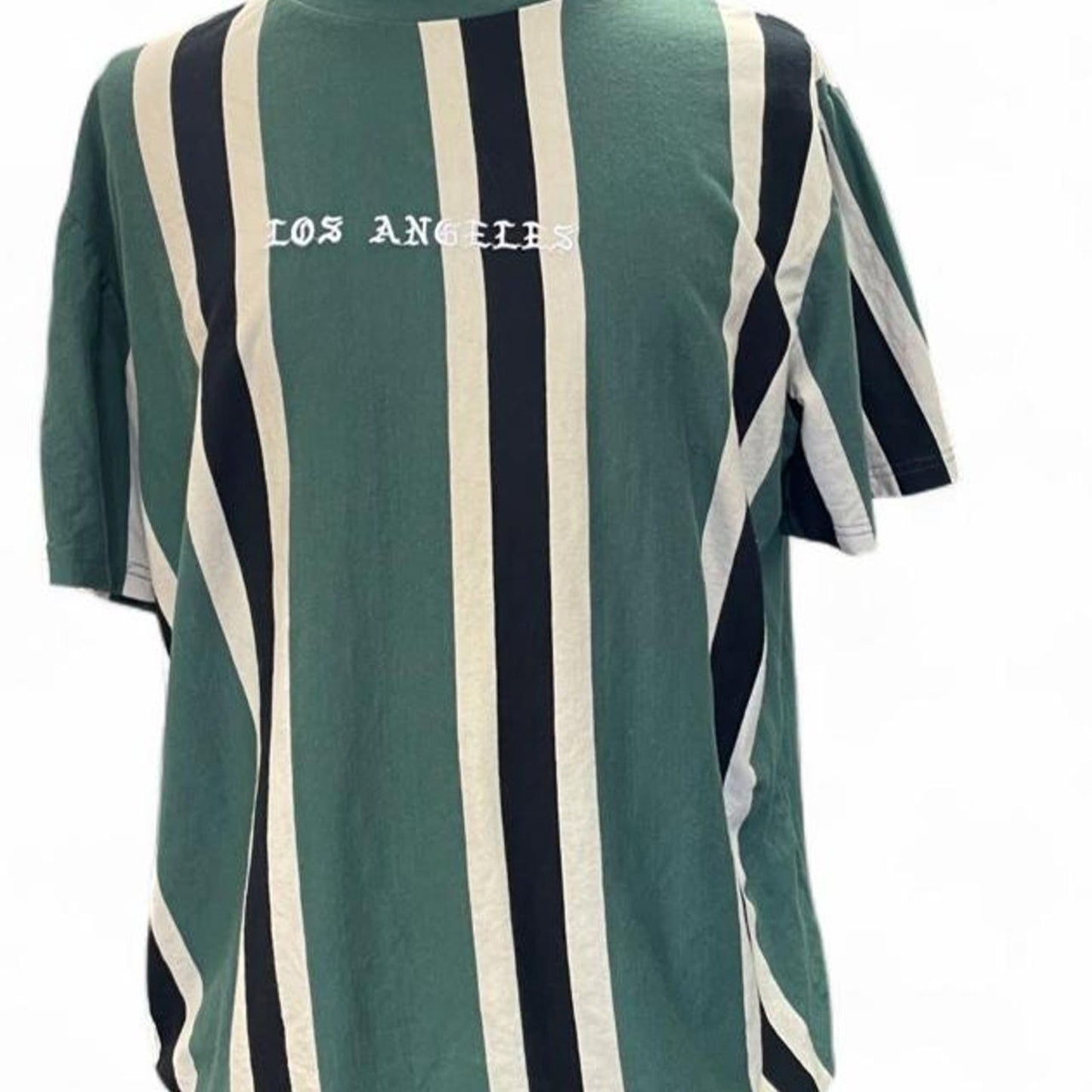 Los angeles green striped long