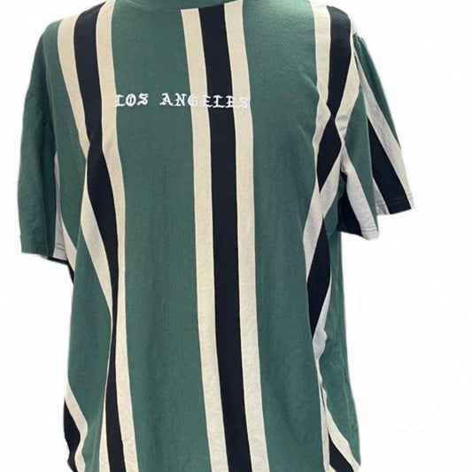 Los angeles green striped long
