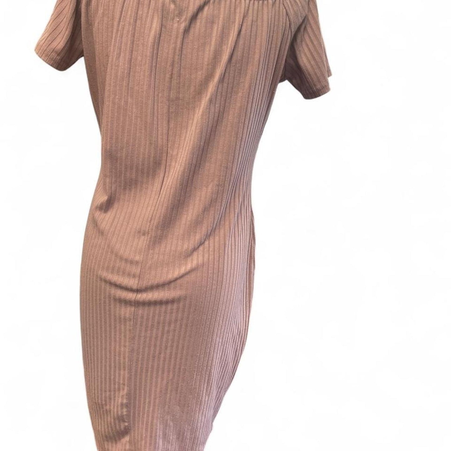 Ll bean pink ribbed knit