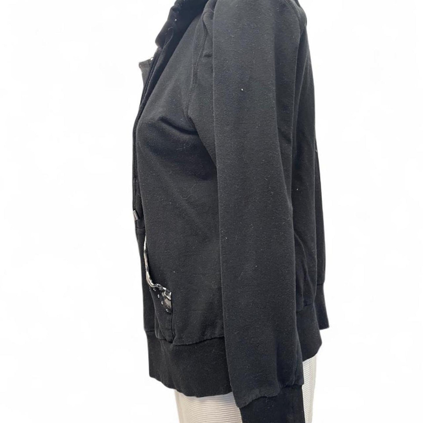 Black zip up hoodie