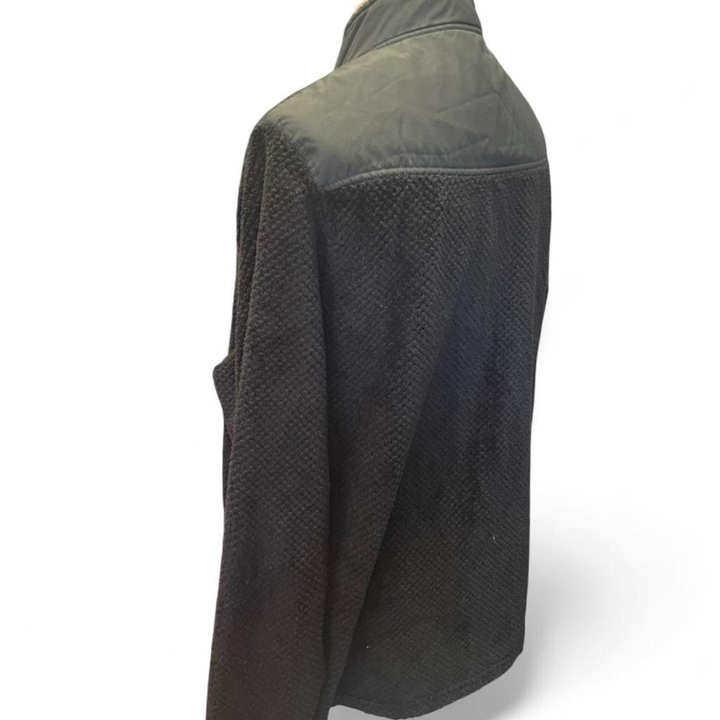 Champion black fleece jacket with