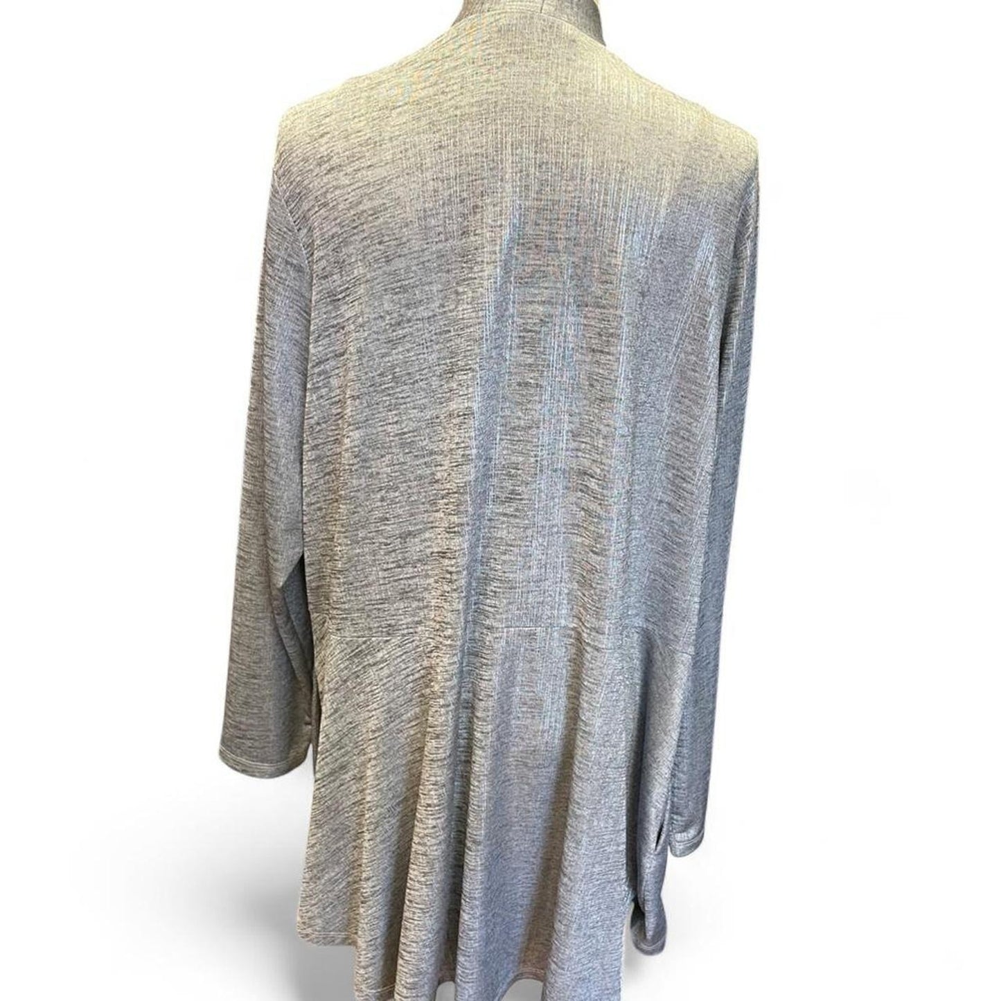 Susan graver grey cardigan