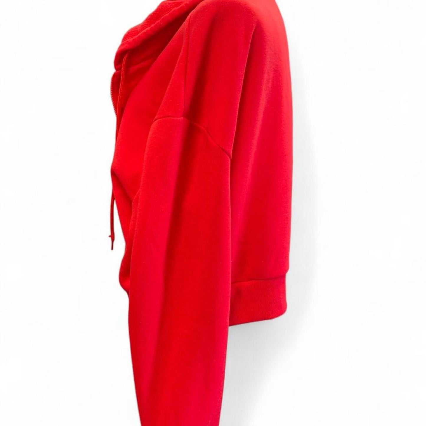 Red zip up hoodie