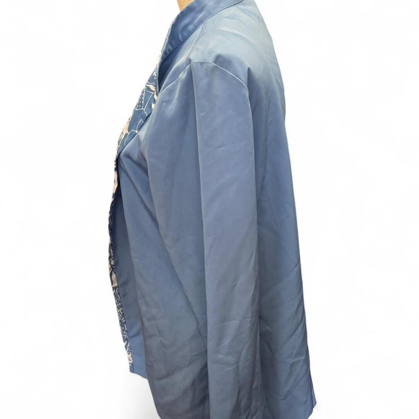 Susan graver blue floral print