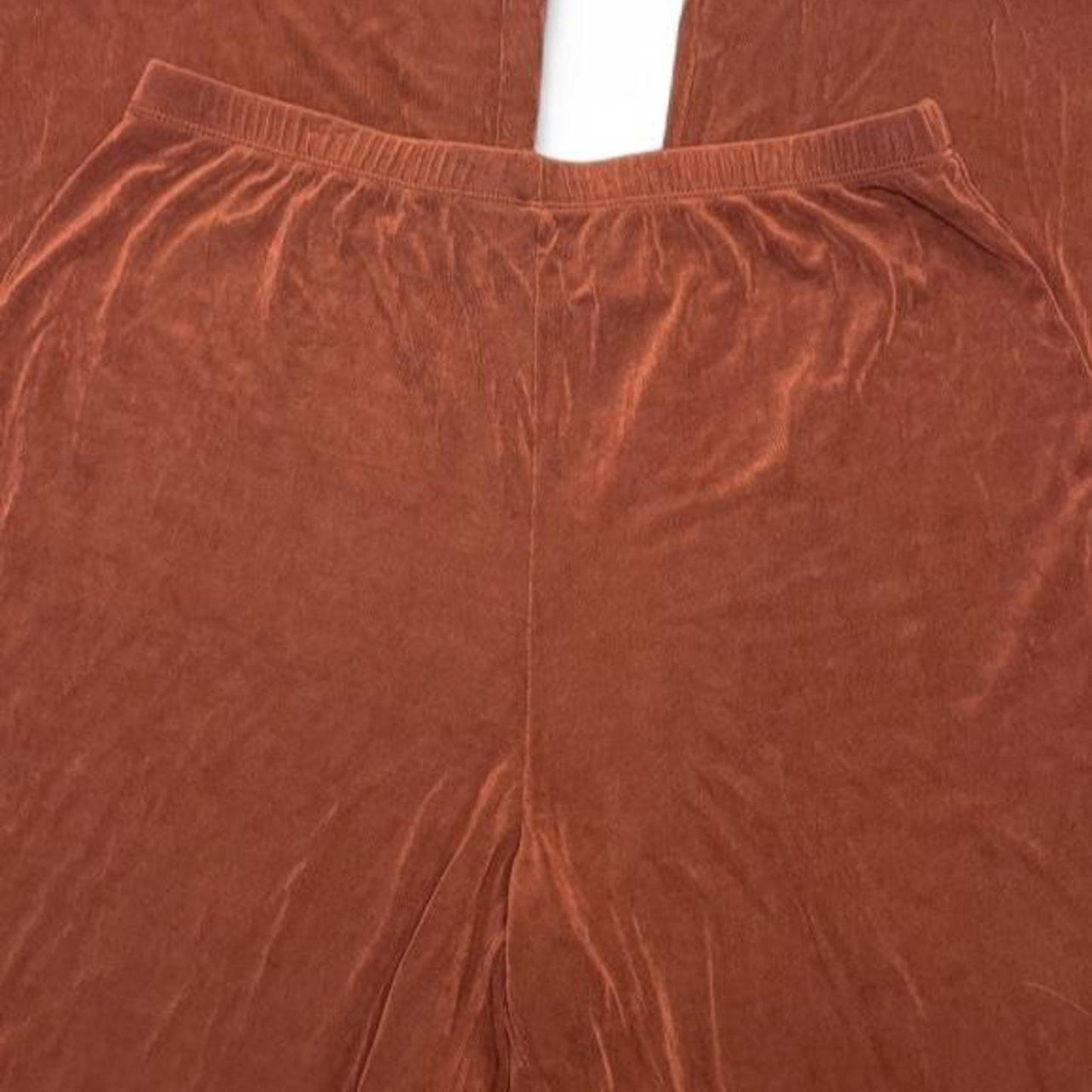 Chicos brown velvet wide leg