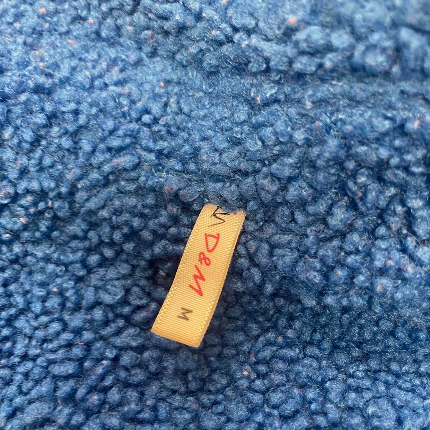 Blue sherpa jacket with pockets