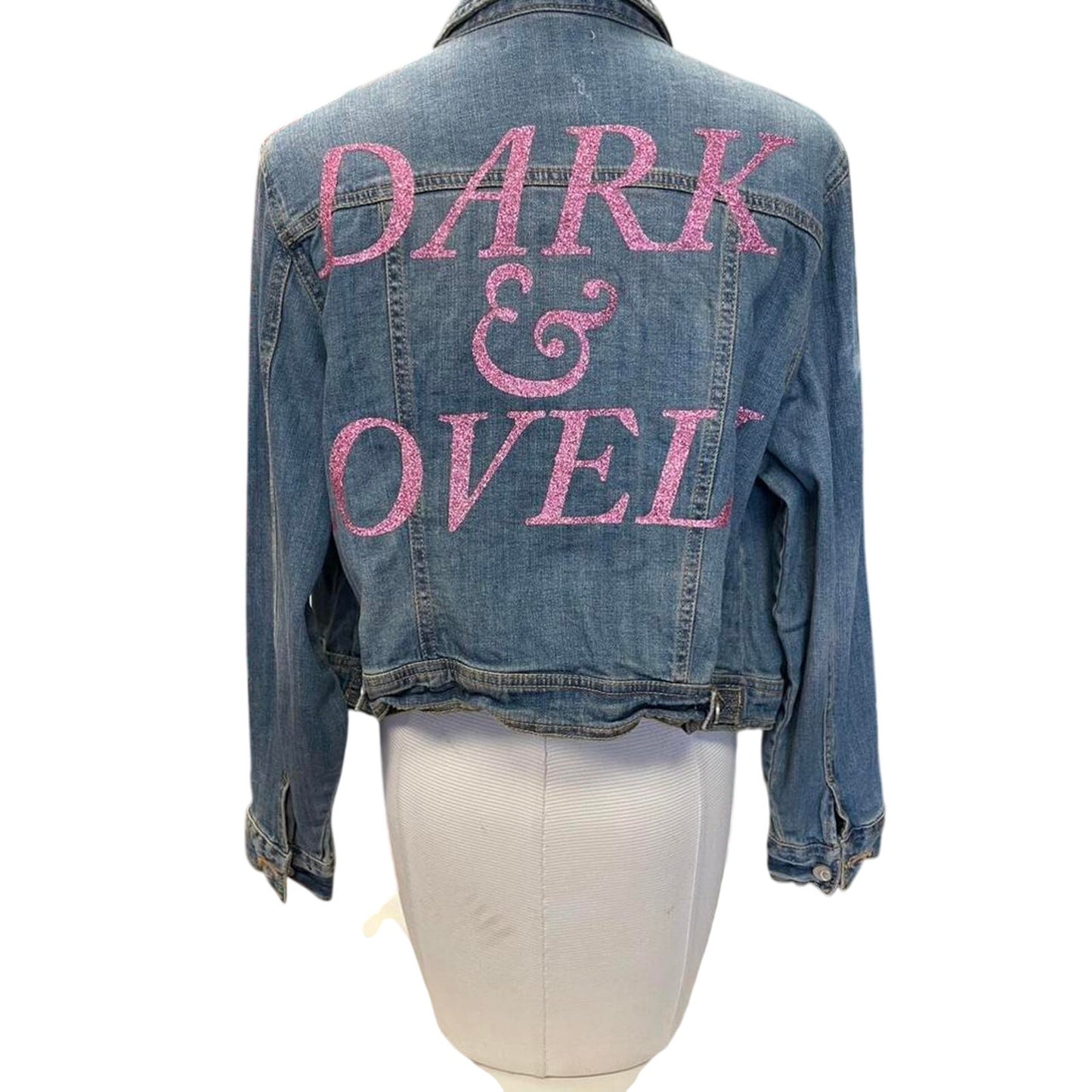 Y2k embellished denim jacket